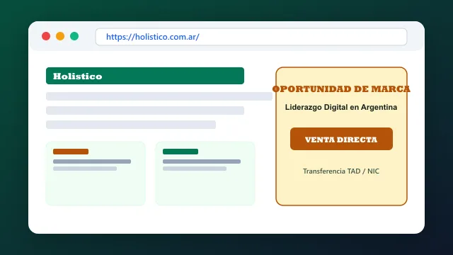 Modelo de aplicación comercial y proyectos digitales para holistico.com.ar